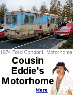 In ''Christmas Vacation''  Cousin Eddie arrives unannounced at the Griswolds suburban home in an old, beat up motorhome, and comedy ensues. 